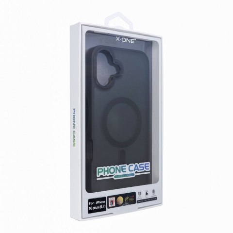 Futerał X-ONE Dropguard Magnetic Case Air (kompatybilny z MagSafe) - do Apple iPhone 16 Plus czarny