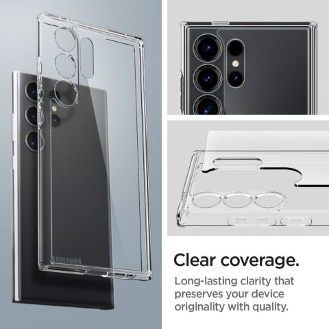 Futerał SPIGEN Ultra Hybrid do SAMSUNG S24 ULTRA crystal clear