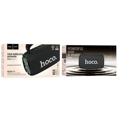 Głośnik bezprzewodowy 2 x 10W 3h Hoco HC25 czarny