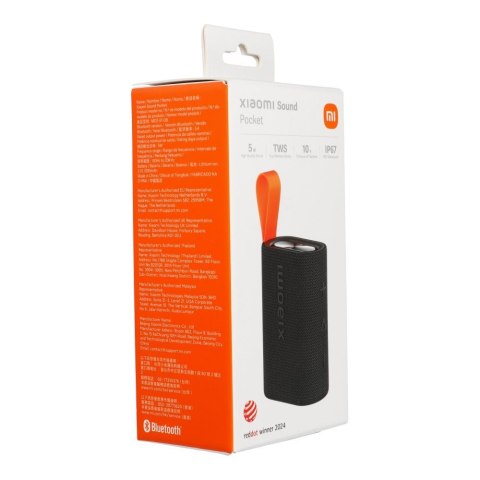 Głośnik bezprzewodowy 5W 10 h IP67 Xiaomi Sound Pocket czarny