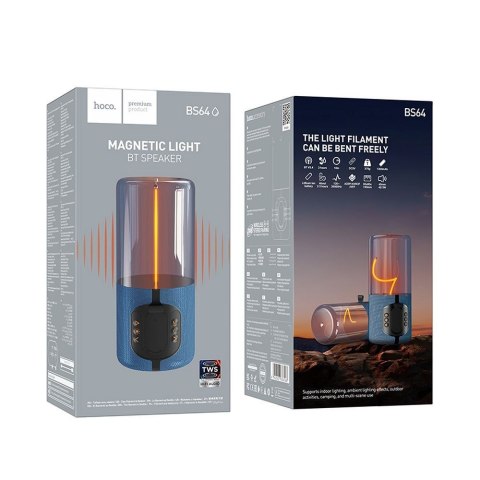 Głośnik bezprzewodowy 5W 3h IPX5 Hoco BS64 niebieski