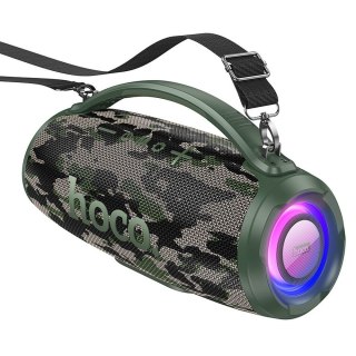 Głośnik bezprzewodowy LED 2 x 20W 4h Hoco HA4 moro