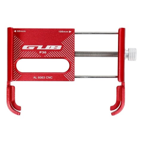 GUB uchwyt rowerowy na kierownicę P30 Aluminium czerwony