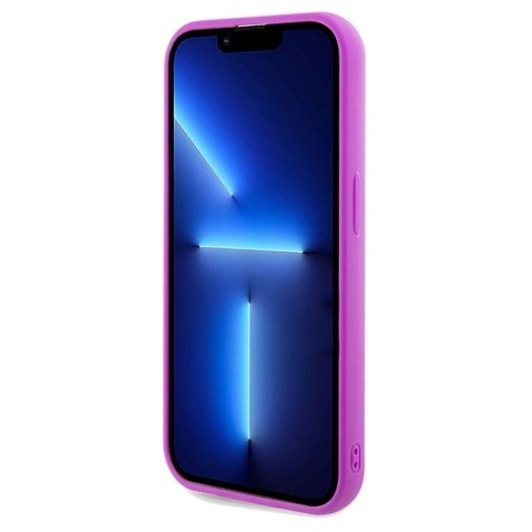 GUESS futerał do IPHONE 14 Pro GUHCP14LPMSDGSF (Disco Script Metal) fuksja