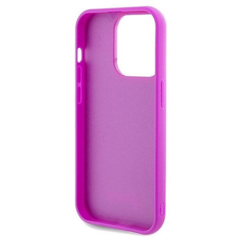 GUESS futerał do IPHONE 14 Pro GUHCP14LPMSDGSF (Disco Script Metal) fuksja
