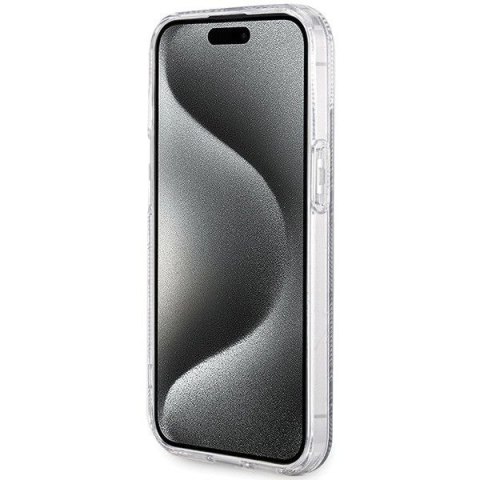 GUESS futerał do IPHONE 15 Plus kompatybilny z MagSafe GUHMP15MHGCUSTGK do iPhone 15 Plus (IML GCUBE) czarny
