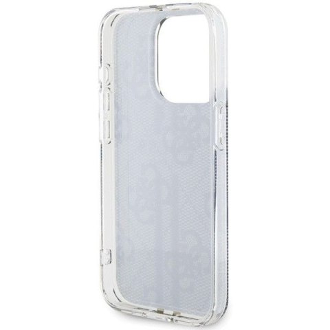 GUESS futerał do IPHONE 15 Pro GUHCP15LH4PSEGK (4G Gold Stripe) czarny
