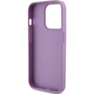 GUESS futerał do IPHONE 15 Pro GUHCP15LP4EPMU (Quilted 4G Classic) jasny fiolet
