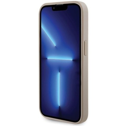 GUESS futerał do IPHONE 15 Pro GUHCP15LPS4DGPD (Strass Metal Logo) złoty