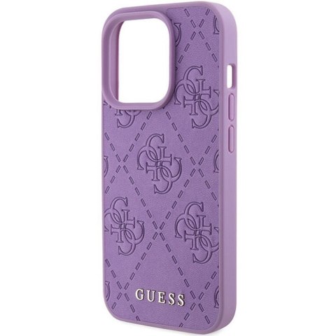 GUESS futerał do IPHONE 15 Pro Max GUHCP15XP4EPMU (Quilted 4G Classic) jasny fiolet
