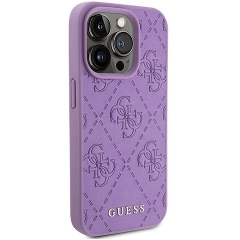 GUESS futerał do IPHONE 15 Pro Max GUHCP15XP4EPMU (Quilted 4G Classic) jasny fiolet