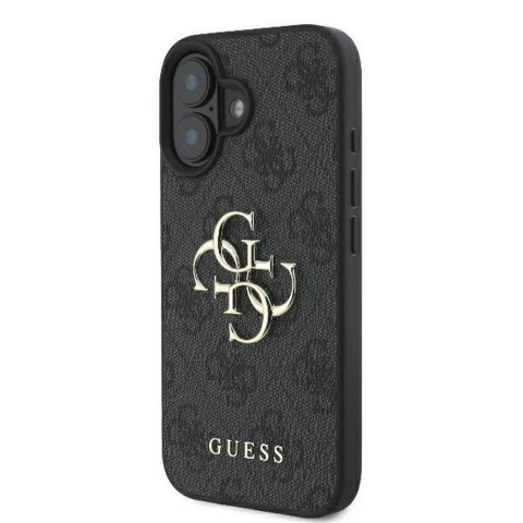 GUESS futerał do IPHONE 16 GUHCP16S4GMGGR (4G PU Big Logo) czarny