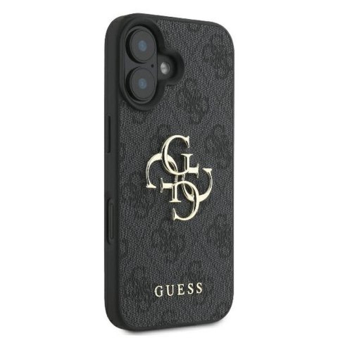 GUESS futerał do IPHONE 16 GUHCP16S4GMGGR (4G PU Big Logo) czarny
