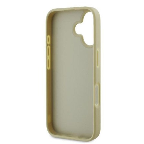 GUESS futerał do IPHONE 16 Plus GUHCP16MHG4SGD (Fixed Glitter Big 4G) złoty