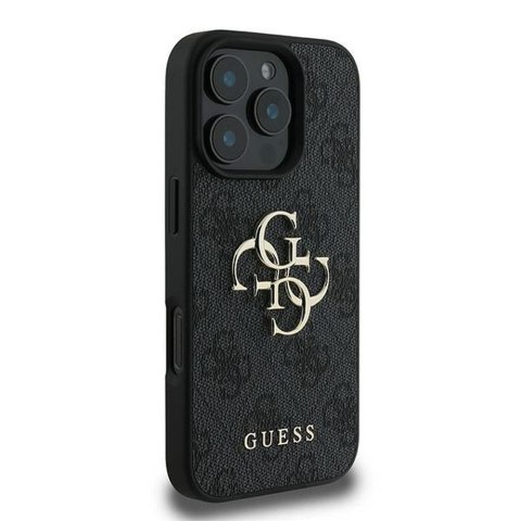 GUESS futerał do IPHONE 16 Pro GUHCP16L4GMGGR (4G PU Big Logo) czarny