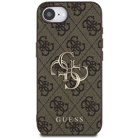 GUESS futerał do IPHONE 16e (SE 4 2025) GUHCPSE44GMGBR (4G PU Big Logo) brązowy