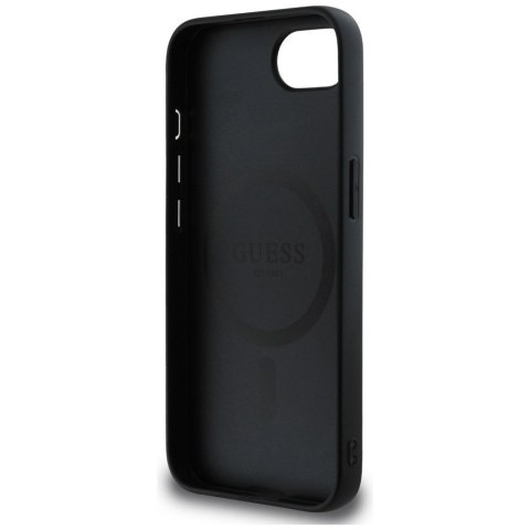 GUESS futerał do IPHONE 16e (SE 4 2025) kompatybilny z MagSafe GUHMPSE4P4SM4MK (PU 4G Small 4G and Classic) czarny