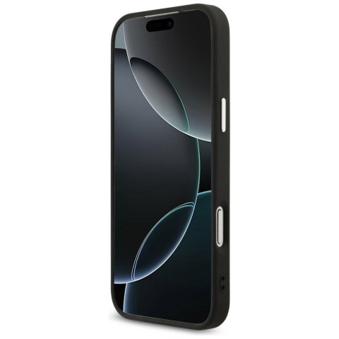GUESS futerał do IPHONE 17 Pro Max kompatybilny z MagSafe GUHMP17XP4TSRCMK (PU 4G W/Triangle Logo SL) czarny