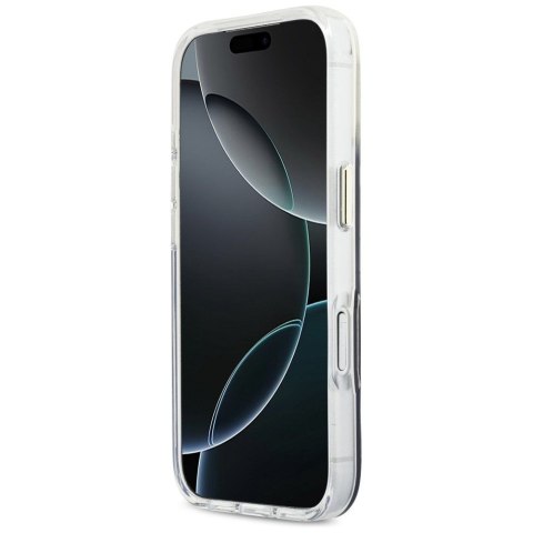 GUESS futerał do IPHONE 17 Pro kompatybilny z MagSafe GUHMP17L5HTGMCSK (IML Gradient Script Metal) czarny
