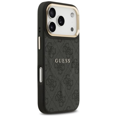 GUESS futerał do IPHONE 17 Pro kompatybilny z MagSafe GUHMP17LP4MSEGCK (PU 4G W/ Classic) czarny