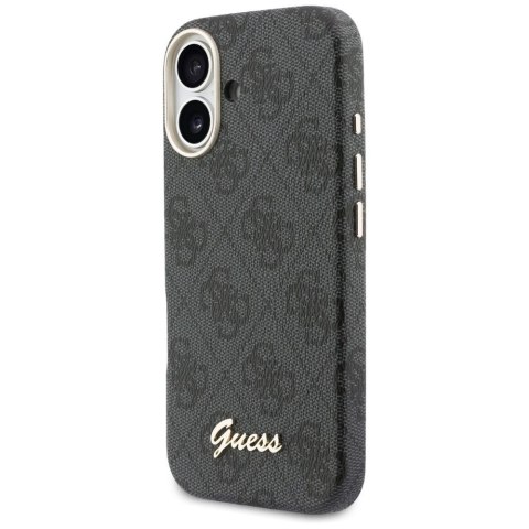 GUESS futerał do IPHONE 17 kompatybilny z MagSafe GUHMP17S5P4FWMSK (PU FW 4G Script) czarny