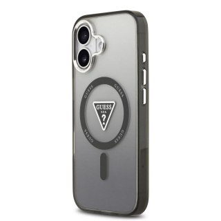 GUESS futerał do IPHONE 17 kompatybilny z MagSafe GUHMP17SHGTMLCGK (IML Gradient W/ Triangle Logo) czarny