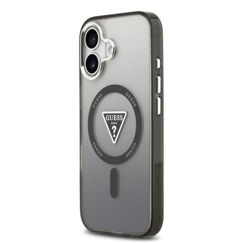 GUESS futerał do IPHONE 17 kompatybilny z MagSafe GUHMP17SHGTMLCGK (IML Gradient W/ Triangle Logo) czarny
