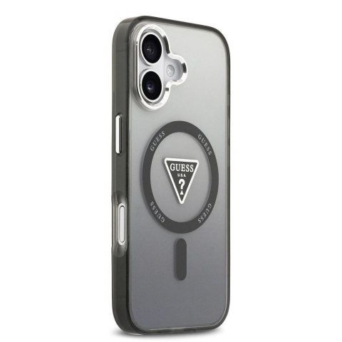 GUESS futerał do IPHONE 17 kompatybilny z MagSafe GUHMP17SHGTMLCGK (IML Gradient W/ Triangle Logo) czarny