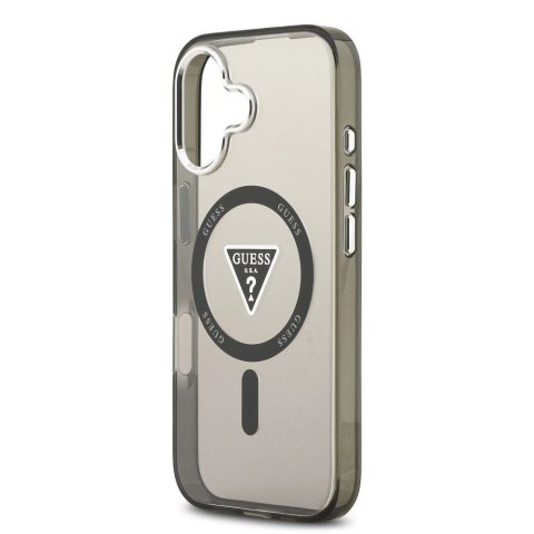 GUESS futerał do IPHONE 17 kompatybilny z MagSafe GUHMP17SHGTMLCGK (IML Gradient W/ Triangle Logo) czarny