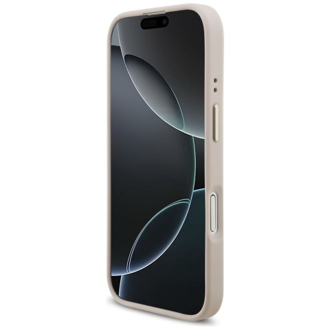 GUESS futerał do IPHONE 17 kompatybilny z MagSafe GUHMP17SP4GRMDEP (PU W/ 4G Strass Logo) różowy