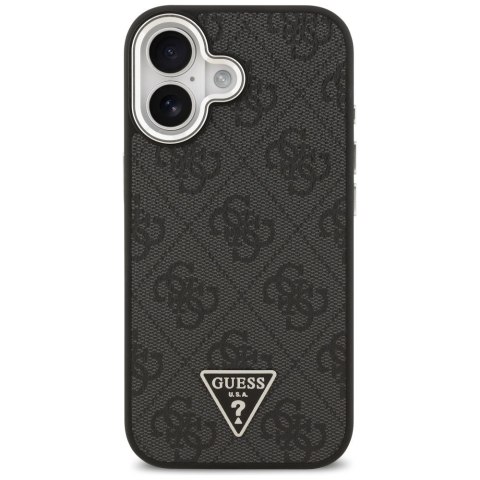 GUESS futerał do IPHONE 17 kompatybilny z MagSafe GUHMP17SP4TSRCMK (PU 4G W/Triangle Logo SL) czarny