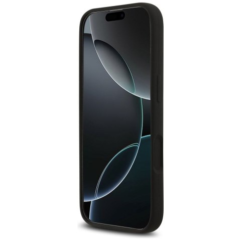 GUESS futerał do IPHONE 17 kompatybilny z MagSafe GUHMP17SSCTRLMK (Silicone W/ Triangle Logo) czarny
