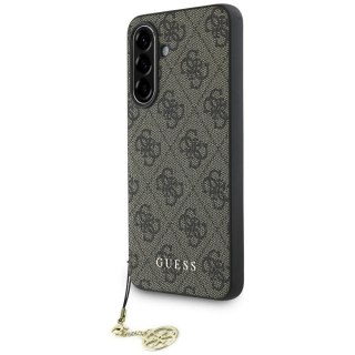 GUESS futerał do SAMSUNG A56 GUHCSA56GF4GBR (PU 4G Charm) brązowy