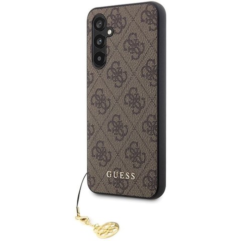GUESS futerał do SAMSUNG S23 FE GUHCS23FEGF4GBR (4G Charm) brązowy