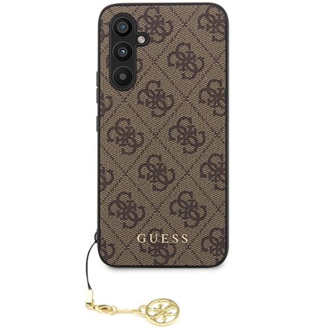 GUESS futerał do SAMSUNG S23 FE GUHCS23FEGF4GBR (4G Charm) brązowy