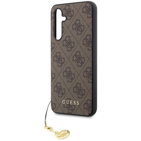 GUESS futerał do SAMSUNG S23 FE GUHCS23FEGF4GBR (4G Charm) brązowy