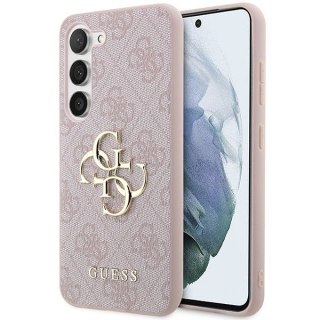 GUESS futerał do SAMSUNG S24 GUHCS24S4GMGPI (Leather 4G Metal Logo) różowy