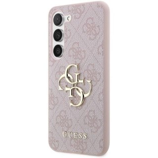 GUESS futerał do SAMSUNG S24 GUHCS24S4GMGPI (Leather 4G Metal Logo) różowy