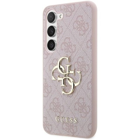 GUESS futerał do SAMSUNG S24 GUHCS24S4GMGPI (Leather 4G Metal Logo) różowy