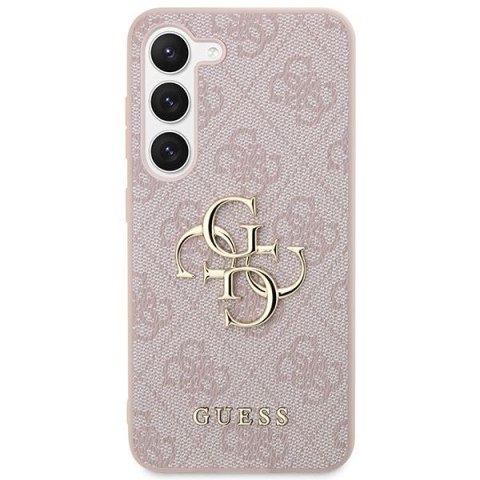 GUESS futerał do SAMSUNG S24 GUHCS24S4GMGPI (Leather 4G Metal Logo) różowy