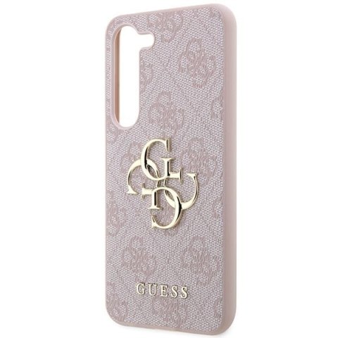 GUESS futerał do SAMSUNG S24 GUHCS24S4GMGPI (Leather 4G Metal Logo) różowy