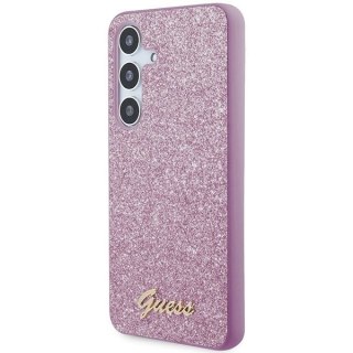 GUESS futerał do SAMSUNG S24 GUHCS24SHGGSHU (Glitter Script) fioletowy