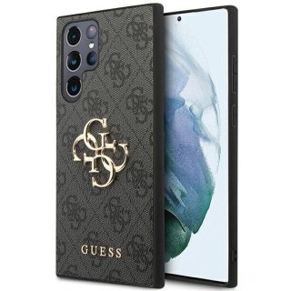GUESS futerał do SAMSUNG S24 Ultra GUHCS24L4GMGGR (Leather 4G Metal Logo) czarny