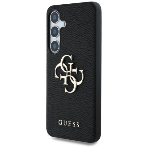 GUESS futerał do SAMSUNG S25 GUHCS25SPGT4MBK (PU Grained Big 4G and Classic Logo) czarny