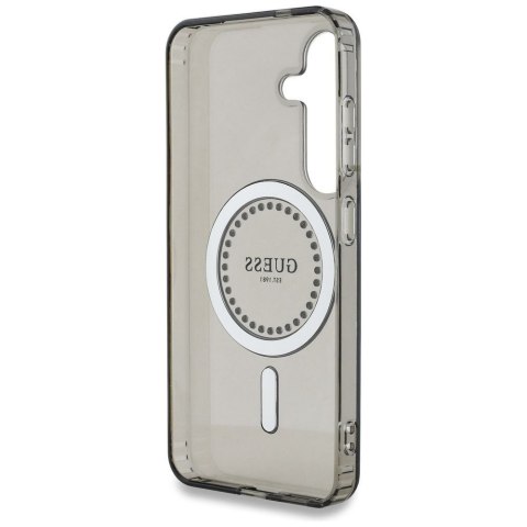 GUESS futerał do SAMSUNG S25 GUHMS25SPFTDTEK (Magnetic IML Rhinestones) czarny