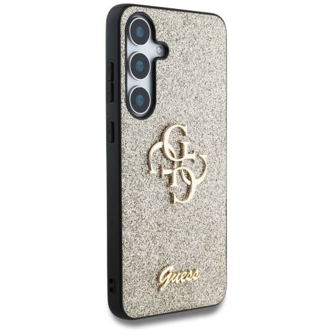 GUESS futerał do SAMSUNG S25 Plus GUHCS25MHG4SGD (Fixed Glitter Big 4G) złoty