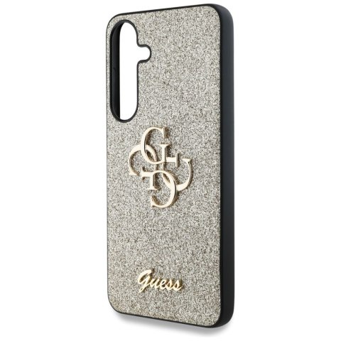 GUESS futerał do SAMSUNG S25 Plus GUHCS25MHG4SGD (Fixed Glitter Big 4G) złoty