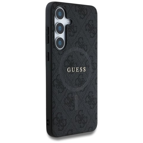 GUESS futerał do SAMSUNG S25 Plus GUHMS25MG4GFRK (Magnetic PU 4G Ring Classic Logo) czarny