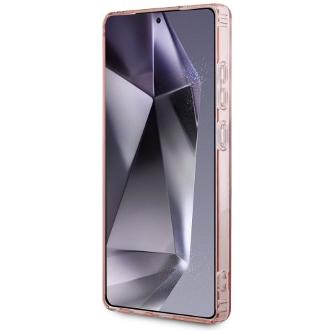 GUESS futerał do SAMSUNG S25 Ultra GUHMS25LPFTDTEP (Magnetic IML Rhinestones) różowy