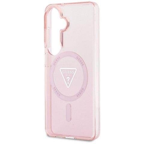 GUESS futerał do SAMSUNG S26 GUHMS26SHGTMLCGP (Magnetic IML Gradient Triangle) różowy
